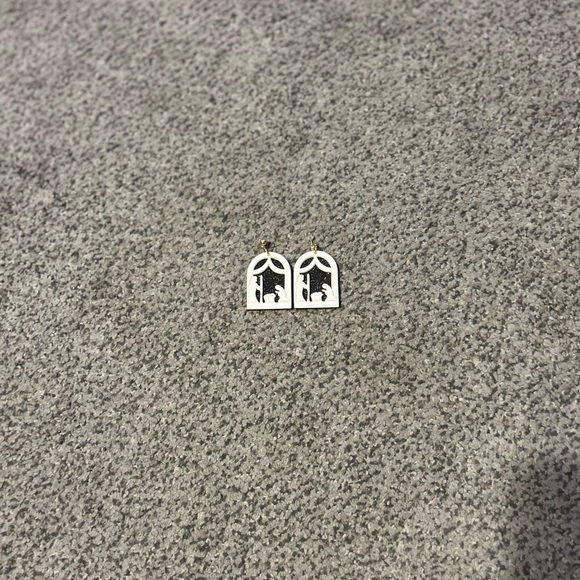 Earrings Nativity scene - Picture 3 of 6